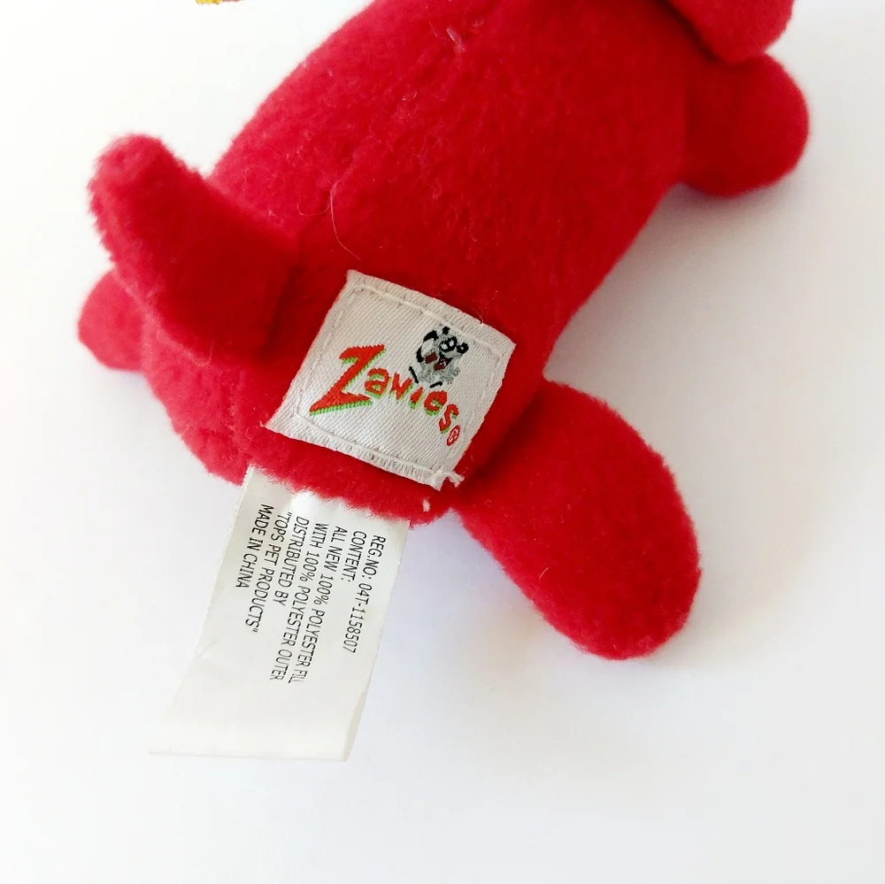 Big Red Santa Dog Christmas Ornament Zanies (Clifford?)‎